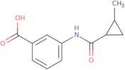 3-(2-Methylcyclopropaneamido)benzoic acid