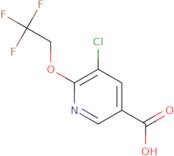 5-Chloro-6-(2,2,2-trifluoroethoxy)pyridine-3-carboxylic acid