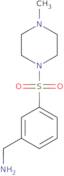 (3-((4-Methylpiperazin-1-yl)sulfonyl)phenyl)methanamine