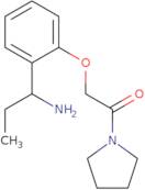 2-[2-(1-Aminopropyl)phenoxy]-1-(pyrrolidin-1-yl)ethan-1-one