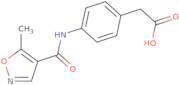 2-[4-(5-Methyl-1,2-oxazole-4-amido)phenyl]acetic acid