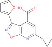 6-Cyclopropyl-3-(furan-2-yl)-[1,2]oxazolo[5,4-b]pyridine-4-carboxylic acid