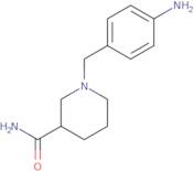 1-[(4-Aminophenyl)methyl]piperidine-3-carboxamide