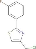 4-(Chloromethyl)-2-(3-fluorophenyl)-1,3-thiazole