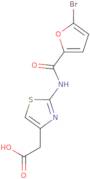 2-[2-(5-Bromofuran-2-amido)-1,3-thiazol-4-yl]acetic acid