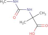 2-Methyl-2-[(methylcarbamoyl)amino]propanoic acid