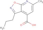 6-Methyl-3-propyl-[1,2]oxazolo[5,4-b]pyridine-4-carboxylic acid