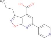 3-Propyl-6-(pyridin-4-yl)-[1,2]oxazolo[5,4-b]pyridine-4-carboxylic acid