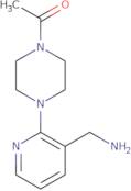 1-(4-[3-(Aminomethyl)pyridin-2-yl]piperazin-1-yl)ethan-1-one