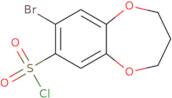 8-Bromo-3,4-dihydro-2H-1,5-benzodioxepine-7-sulfonyl chloride