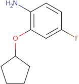 2-(Cyclopentyloxy)-4-fluoroaniline