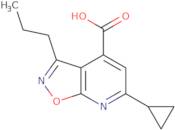 6-Cyclopropyl-3-propyl-[1,2]oxazolo[5,4-b]pyridine-4-carboxylic acid