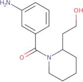 2-[1-(3-Aminobenzoyl)piperidin-2-yl]ethan-1-ol