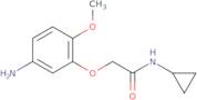 2-(5-Amino-2-methoxyphenoxy)-N-cyclopropylacetamide