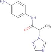 N-(4-Aminophenyl)-2-(1H-1,2,4-triazol-1-yl)propanamide