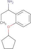 1-(2-Cyclopentyloxyphenyl)propylamine