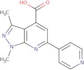 1,3-Dimethyl-6-(pyridin-4-yl)-1H-pyrazolo[3,4-b]pyridine-4-carboxylic acid