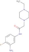 N-(3-Amino-4-fluorophenyl)-2-(4-ethylpiperazin-1-yl)acetamide