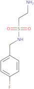 2-Amino-N-[(4-fluorophenyl)methyl]ethane-1-sulfonamide