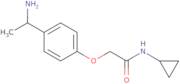 2-[4-(1-Aminoethyl)phenoxy]-N-cyclopropylacetamide