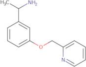 1-{3-[(Pyridin-2-yl)methoxy]phenyl}ethan-1-amine