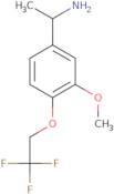 1-[3-Methoxy-4-(2,2,2-trifluoroethoxy)phenyl]ethan-1-amine