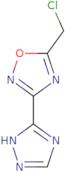 5-(Chloromethyl)-3-(1H-1,2,4-triazol-3-yl)-1,2,4-oxadiazole