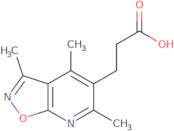 3-{Trimethyl-[1,2]oxazolo[5,4-b]pyridin-5-yl}propanoic acid