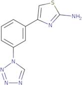 4-[3-(1H-1,2,3,4-Tetrazol-1-yl)phenyl]-1,3-thiazol-2-amine