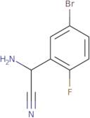 Amino(5-bromo-2-fluorophenyl)acetonitrile