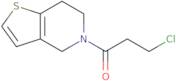 3-Chloro-1-{4H,5H,6H,7H-thieno[3,2-c]pyridin-5-yl}propan-1-one