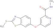 N-Methyl-4-((2-(methylthio)benzo-[d]thiazol-6-yl)oxy)picolinamide