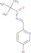 (R,E)-N-((5-Bromopyridin-2-yl)methylene)-2-methylpropane-2-sulfinamide