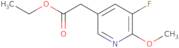 Ethyl 2-(5-fluoro-6-methoxypyridin-3-yl)acetate