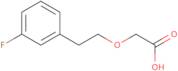 2-[2-(3-Fluorophenyl)ethoxy]acetic acid