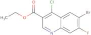 Ethyl 6-bromo-4-chloro-7-fluoroquinoline-3-carboxylate