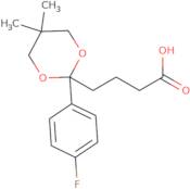 2-(4-Fluorophenyl)-5,5-dimethyl-1,3-dioxane-2-butanoic acid