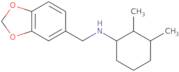 N-(1,3-Dioxaindan-5-ylmethyl)-2,3-dimethylcyclohexan-1-amine