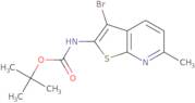 tert-Butyl (3-bromo-6-methylthieno[2,3-b]pyridin-2-yl)carbamate