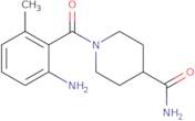 1-(2-Amino-6-methylbenzoyl)piperidine-4-carboxamide