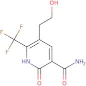 5-(2-Hydroxyethyl)-2-oxo-6-(trifluoromethyl)-1,2-dihydropyridine-3-carboxamide