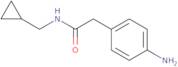 2-(4-Aminophenyl)-N-(cyclopropylmethyl)acetamide