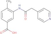 4-Methyl-3-[2-(pyridin-4-yl)acetamido]benzoic acid