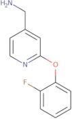 [2-(2-Fluorophenoxy)pyridin-4-yl]methanamine