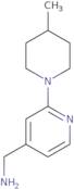 1-[2-(4-Methylpiperidin-1-yl)pyridin-4-yl]methanamine