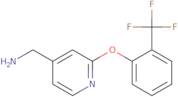 {2-[2-(Trifluoromethyl)phenoxy]pyridin-4-yl}methanamine