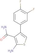 2-Amino-4-(3,4-difluorophenyl)thiophene-3-carboxamide