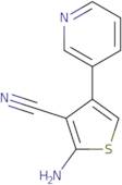 2-Amino-4-(pyridin-3-yl)thiophene-3-carbonitrile