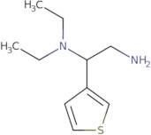 [2-Amino-1-(thiophen-3-yl)ethyl]diethylamine