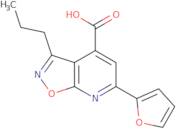 6-(Furan-2-yl)-3-propyl-[1,2]oxazolo[5,4-b]pyridine-4-carboxylic acid